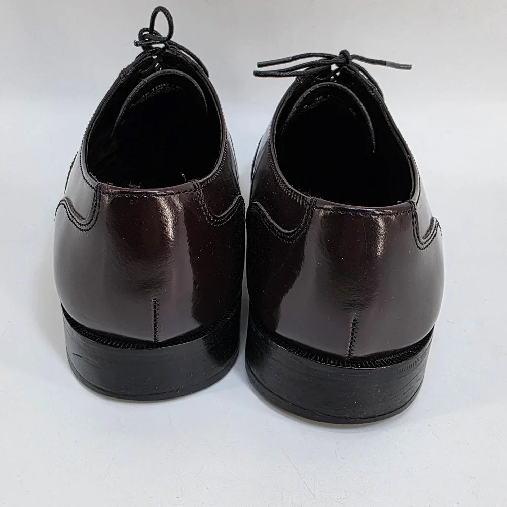 Florsheim Lexington‎ Burgundy Cap Toe Oxford Mens 9 3E Dress Shoes 17067-05